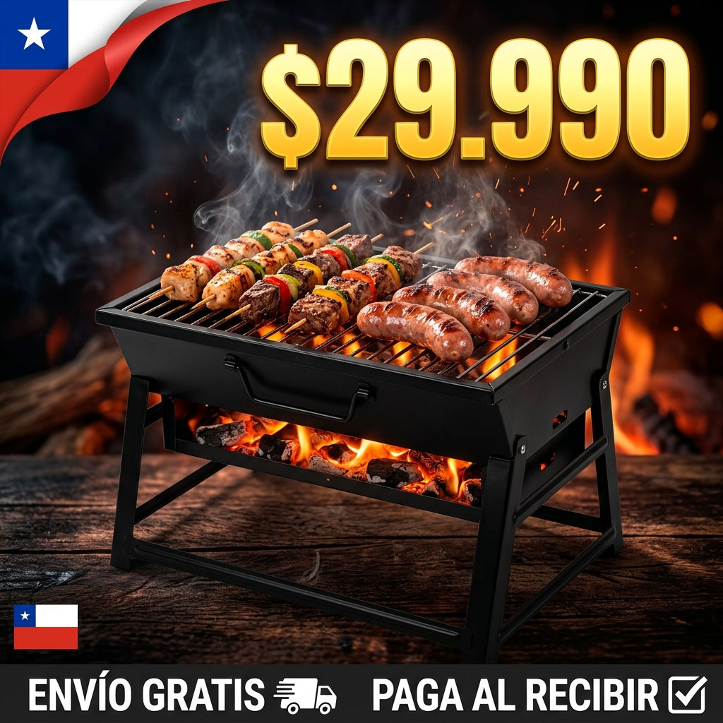Parrillera Plegable Portátil parrilla